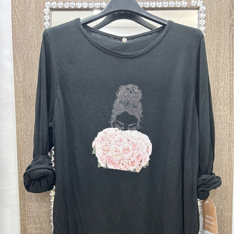 Camiseta MARTAJEANS Estampada, Talla ÚNICA!!!!