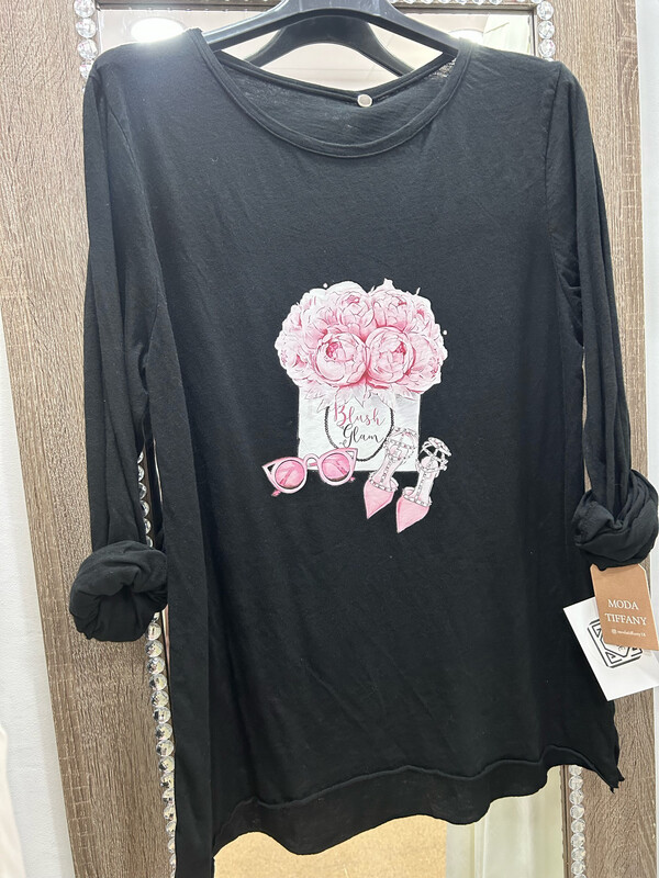 Camiseta MARTAJEANS Estampada, Talla ÚNICA!!!!
