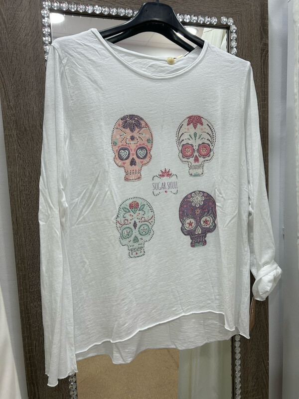 Camiseta MARTAJEANS Estampada, Talla ÚNICA!!!!