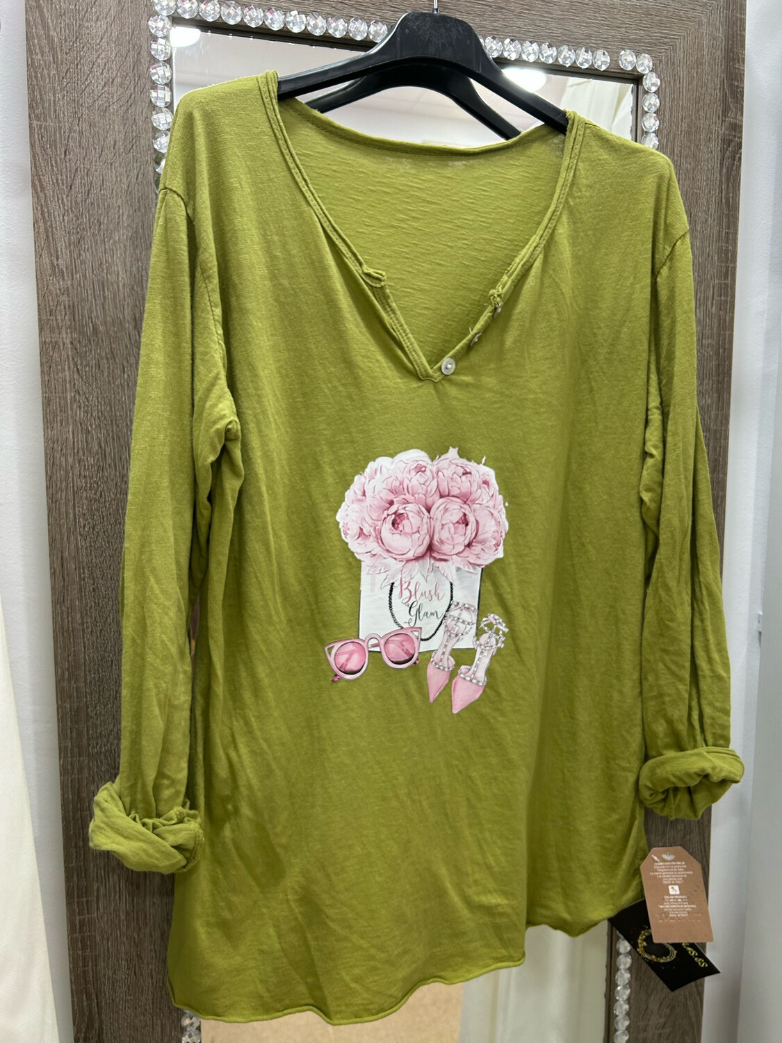 Camiseta MARTAJEANS Estampada, Talla ÚNICA!!!!