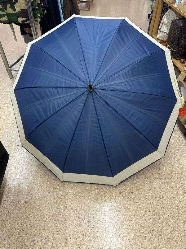 Paraguas de MIOR MIOR AZUL MARINO/BEIGE GRANDE