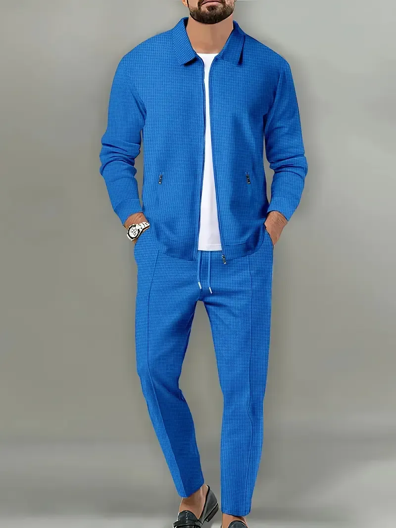 CONJUNTO 2 Piezas Hombre AZUL  ELECTRICO