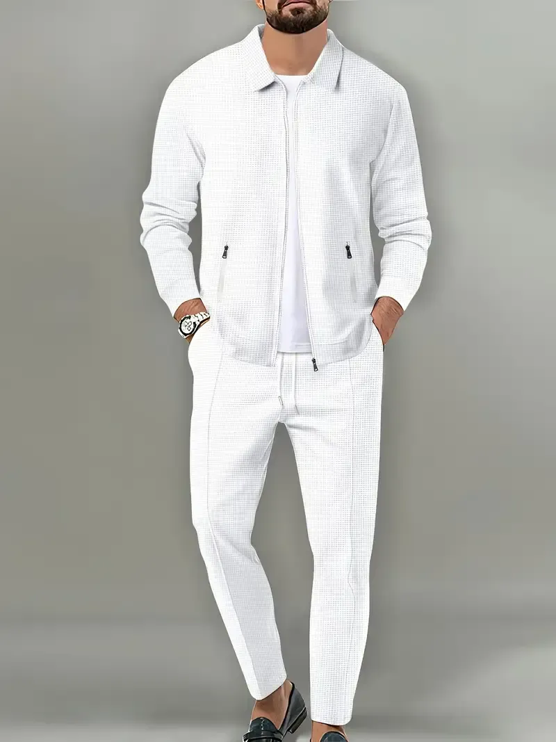 CONJUNTO 2 Piezas Hombre  BLANCO