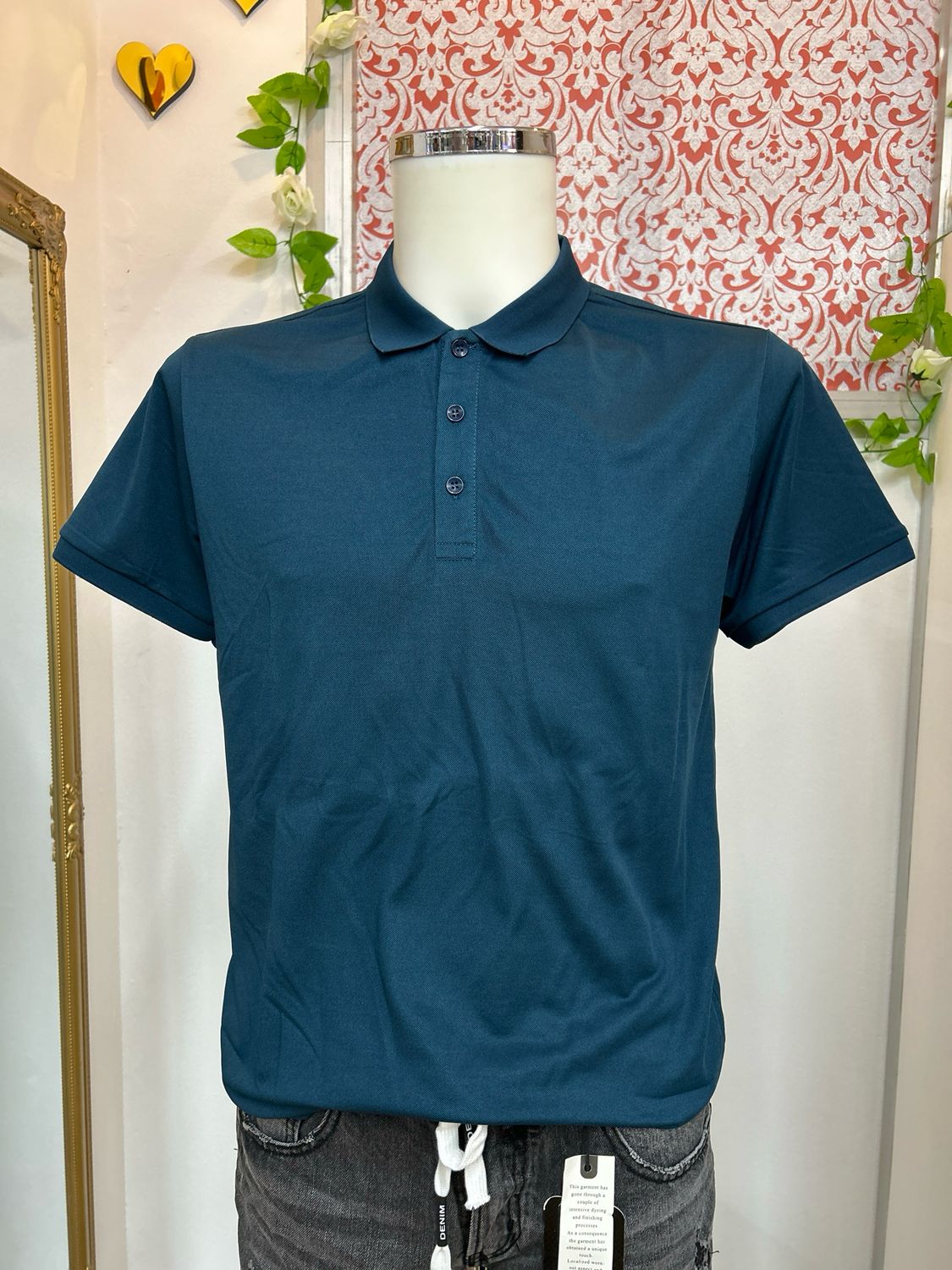 POLO Hombre Martajeans  AZUL MEDIO