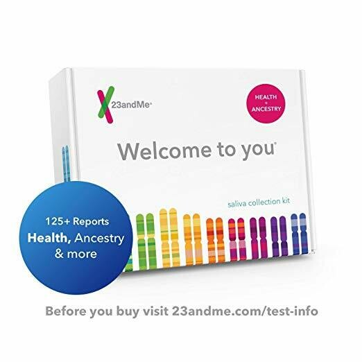 23andMe DNA Test - Health + Ancestry Personal Genetic Service - includes 125+ reports on Health, Wellness, Ancestry &amp; More