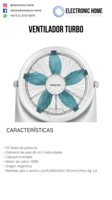 VENTILADOR TURBO