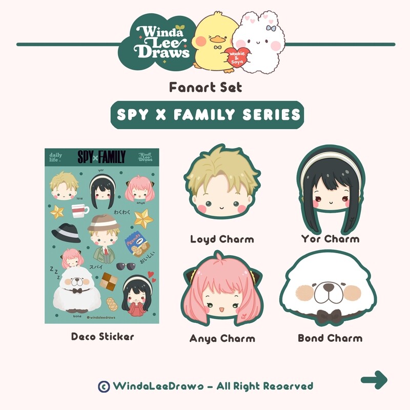 SPY X FAMILY Phone Charms Fanarts