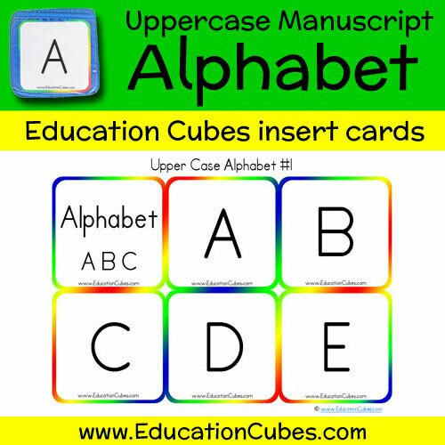 Uppercase Manuscript Alphabet (version 1)