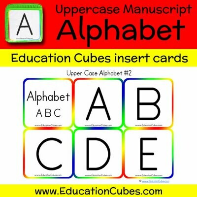 Uppercase Manuscript Alphabet (version 2)