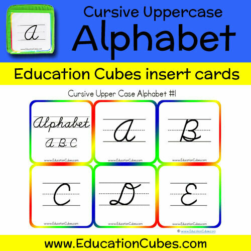 Cursive Uppercase Alphabet