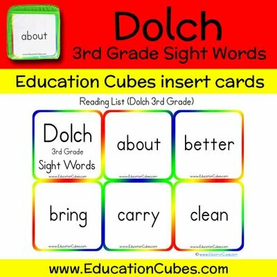 Dolch 3rd Grade Sight Words
