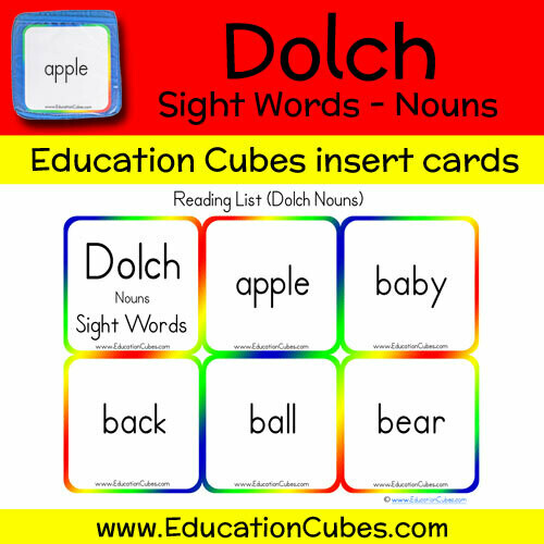Dolch Sight Words - Nouns