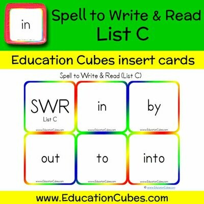 Spell to Write & Read List C