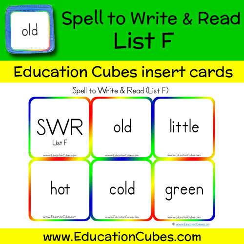 Spell to Write & Read List F