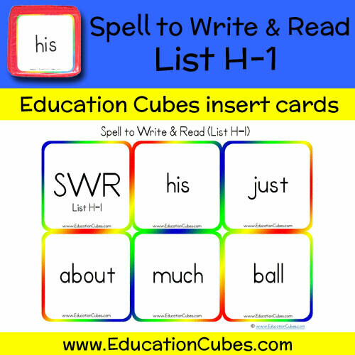 Spell to Write & Read List H-1