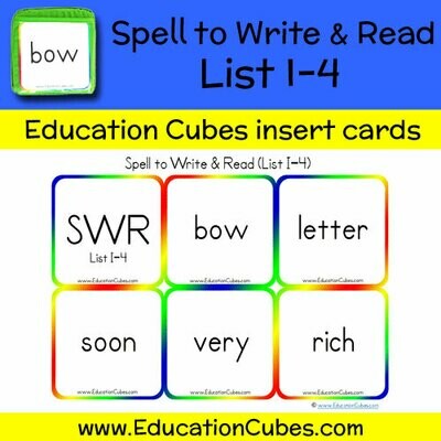 Spell to Write & Read List I-4
