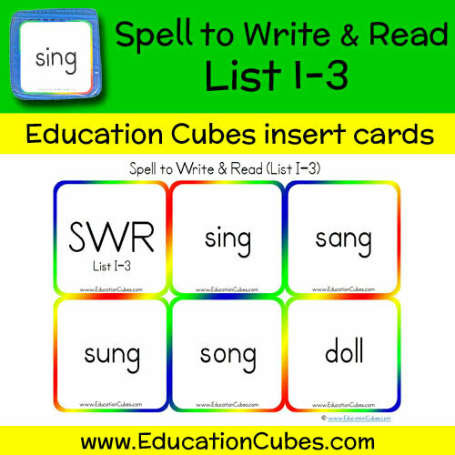 Spell to Write & Read List I-3