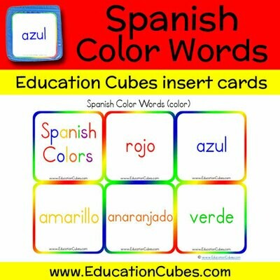 Spanish Color Words (color)