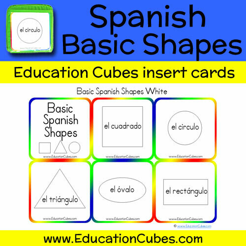 Spanish Basic Shapes (white)