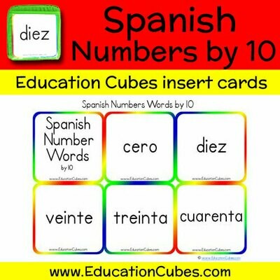Spanish Numbers by 10