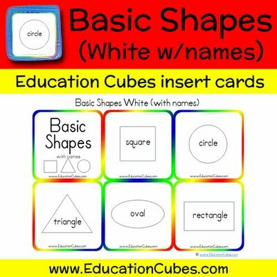 Basic Shapes White (w/names)