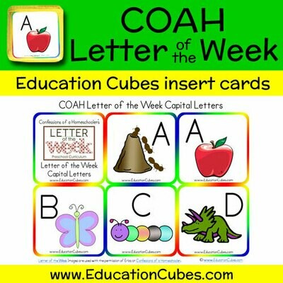 COAH Letter of the Week Alphabet (Uppercase Letters)