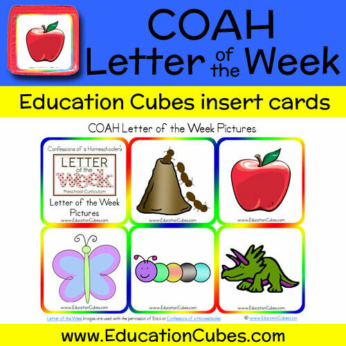 COAH Letter of the Week Alphabet (Pictures)