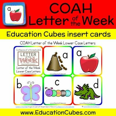 COAH Letter of the Week Alphabet (Lowercase Letters)