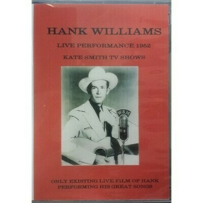 DVD - Hank Williams on Kate Smith TV Shows