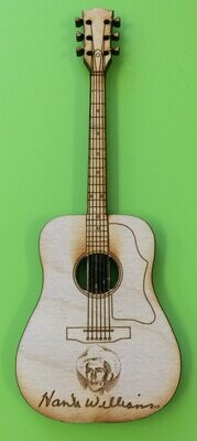 Magnet - Wood Guitar Signature