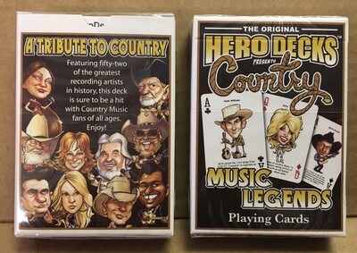 Playing Cards - Country Music Legends