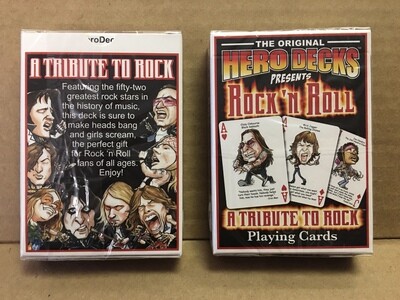 Playing Cards - Rock 'N Roll Heroes