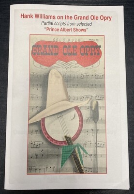 Book - Hank Williams on the Grand Ole Opry