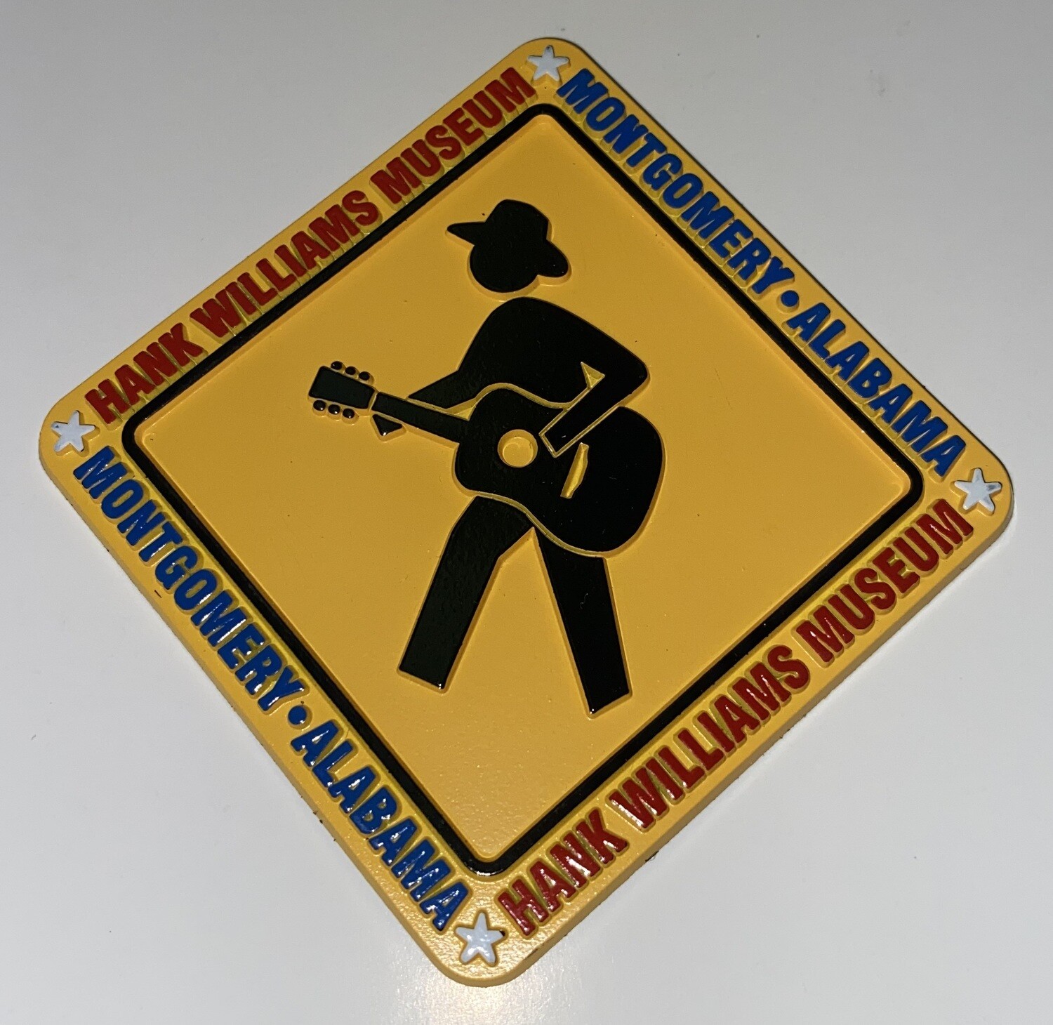Magnet - 3D Cowboy Crossing Sign