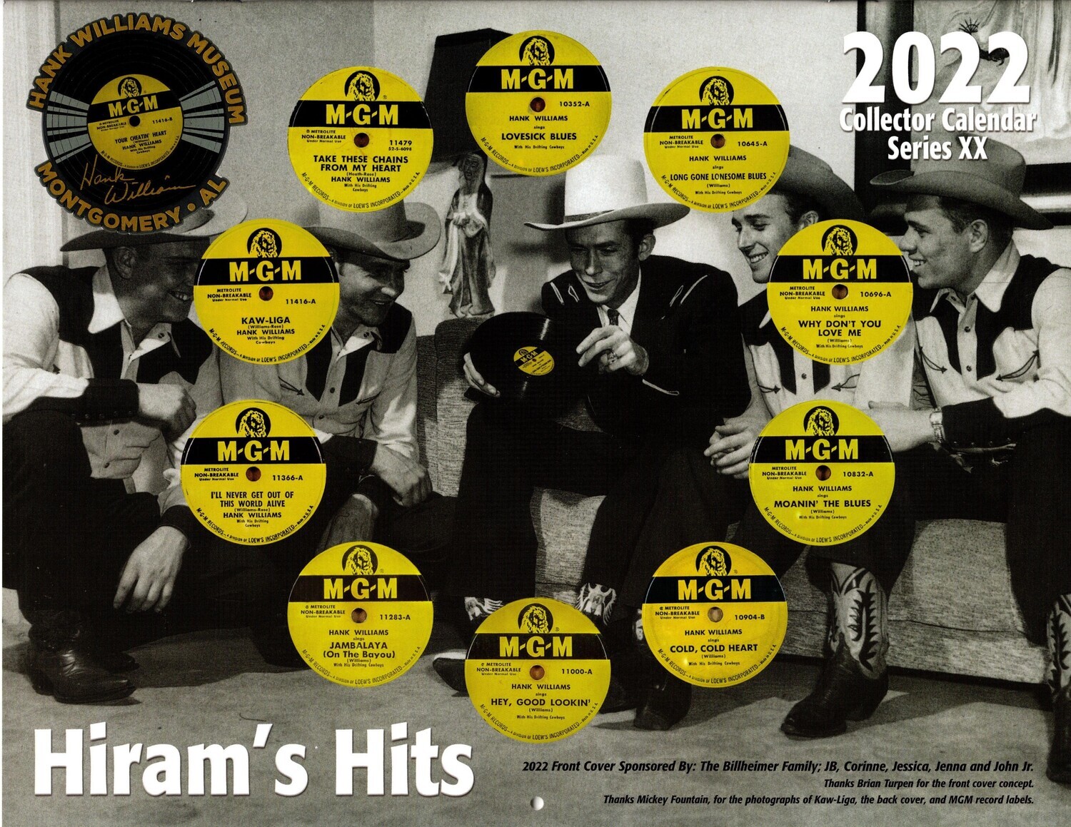 2022 Calendar - Hiram's Hits