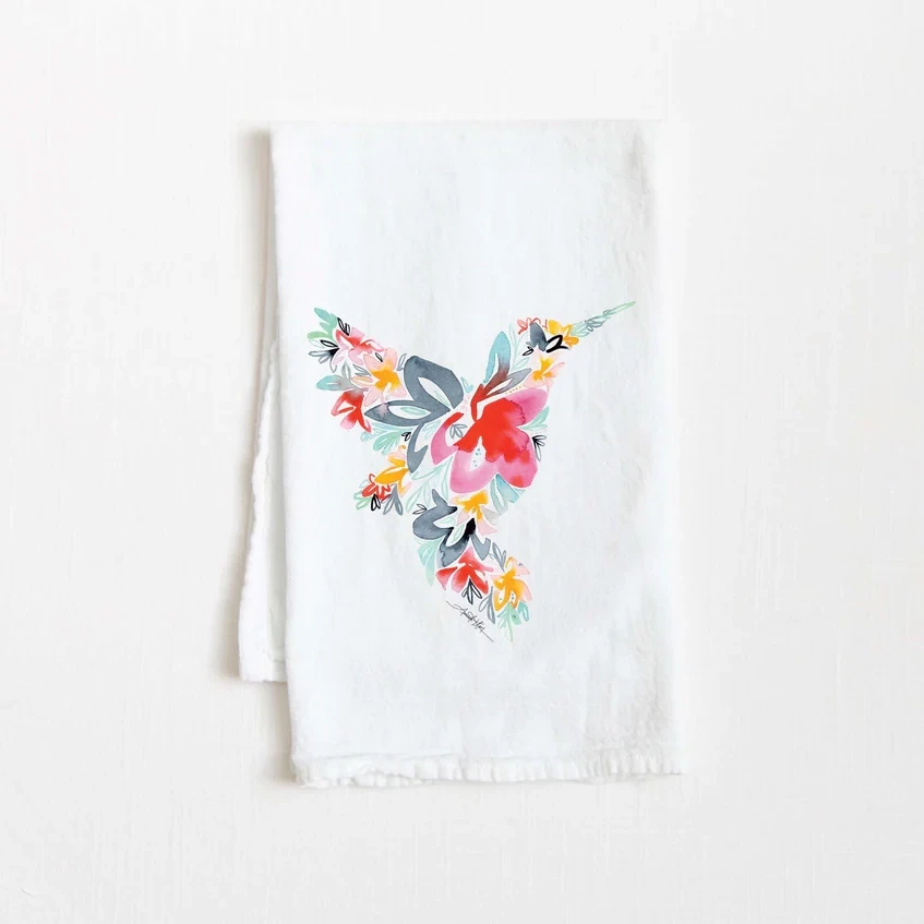 Towel - Hummingbird Flour Sack