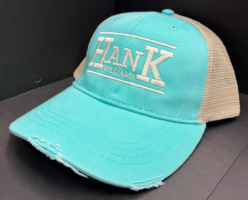 Hat - Distressed - Trucker - Seafoam