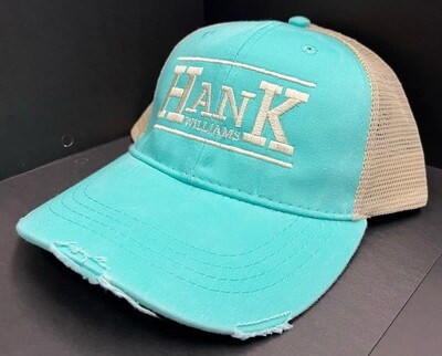 Hat - Distressed - Trucker - Seafoam