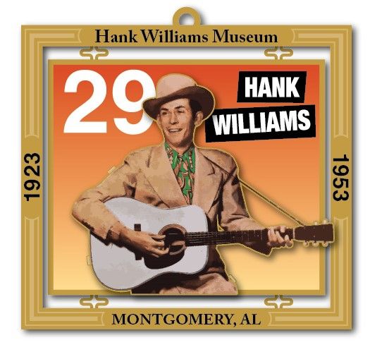 Ornament - Hank Williams 29 stamp