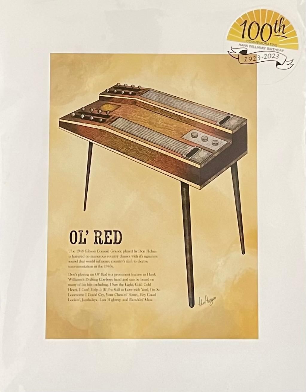 Print - Ol' Red