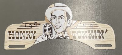 License Plate topper - Honky Tonkin'