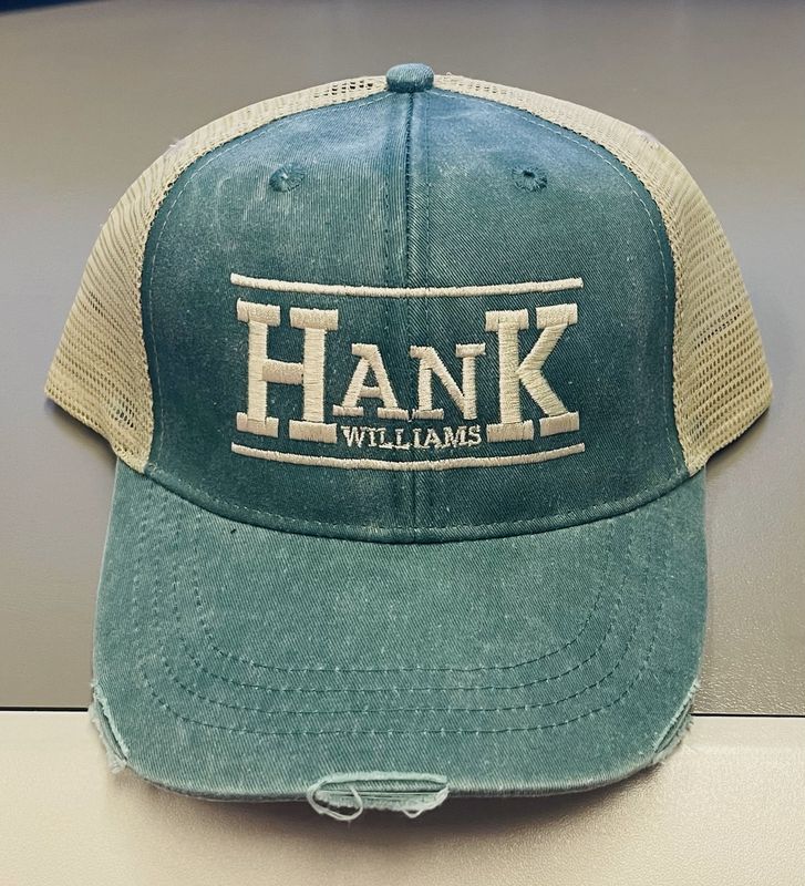 Hat - Distressed Trucker - Forest/Tan