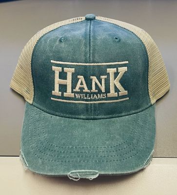 Hat - Distressed Trucker - Forest/Tan