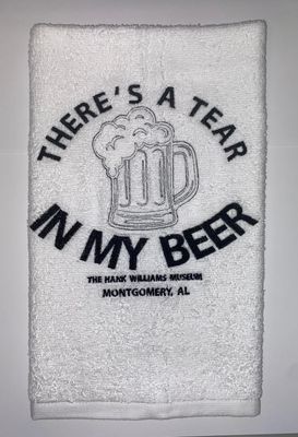 Hand Towel  - Tear in my Beer Hand Towel  - Tear in my Beer