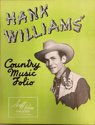 Books - Hank Williams Country Music Folio