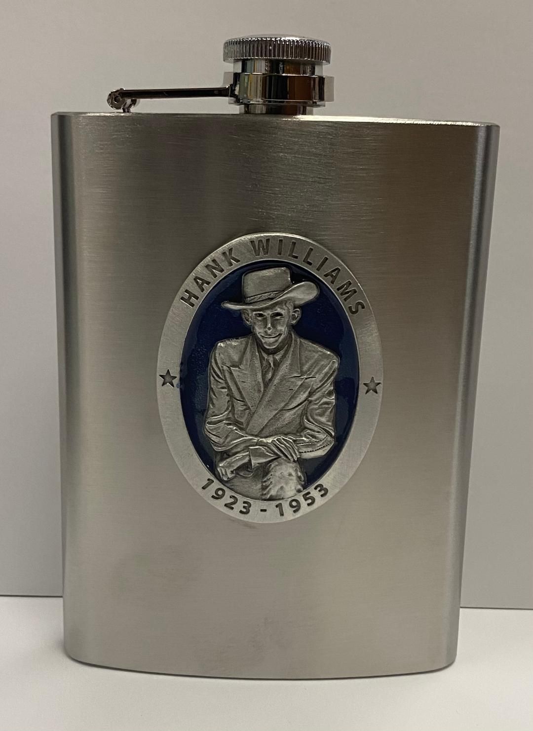 Pewter - Flask - Blue Enamel