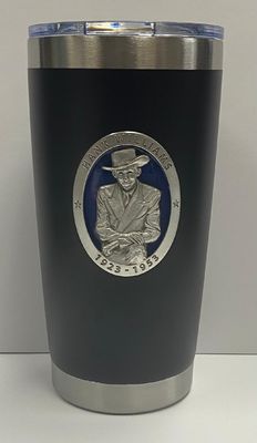 Pewter - Black Thermal Cup - Blue Enamel