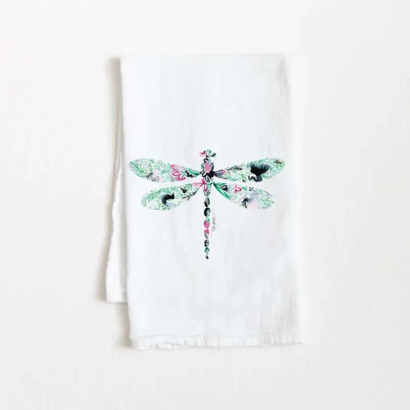 Towel - Dragonfly Flour Sack Towel - Dragonfly Flour Sack