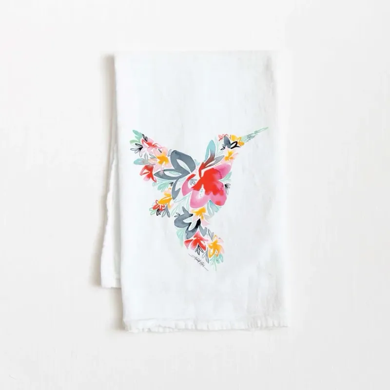 Towel - Hummingbird Flour Sack Towel - Hummingbird Flour Sack