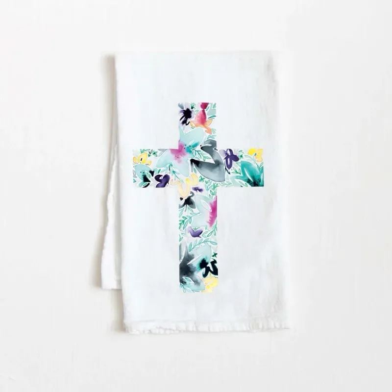 Towel - Cross Flour Sack Towel - Cross Flour Sack